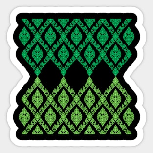 The green field Sticker